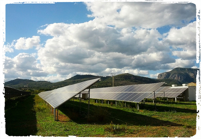 Inclinación placas solares